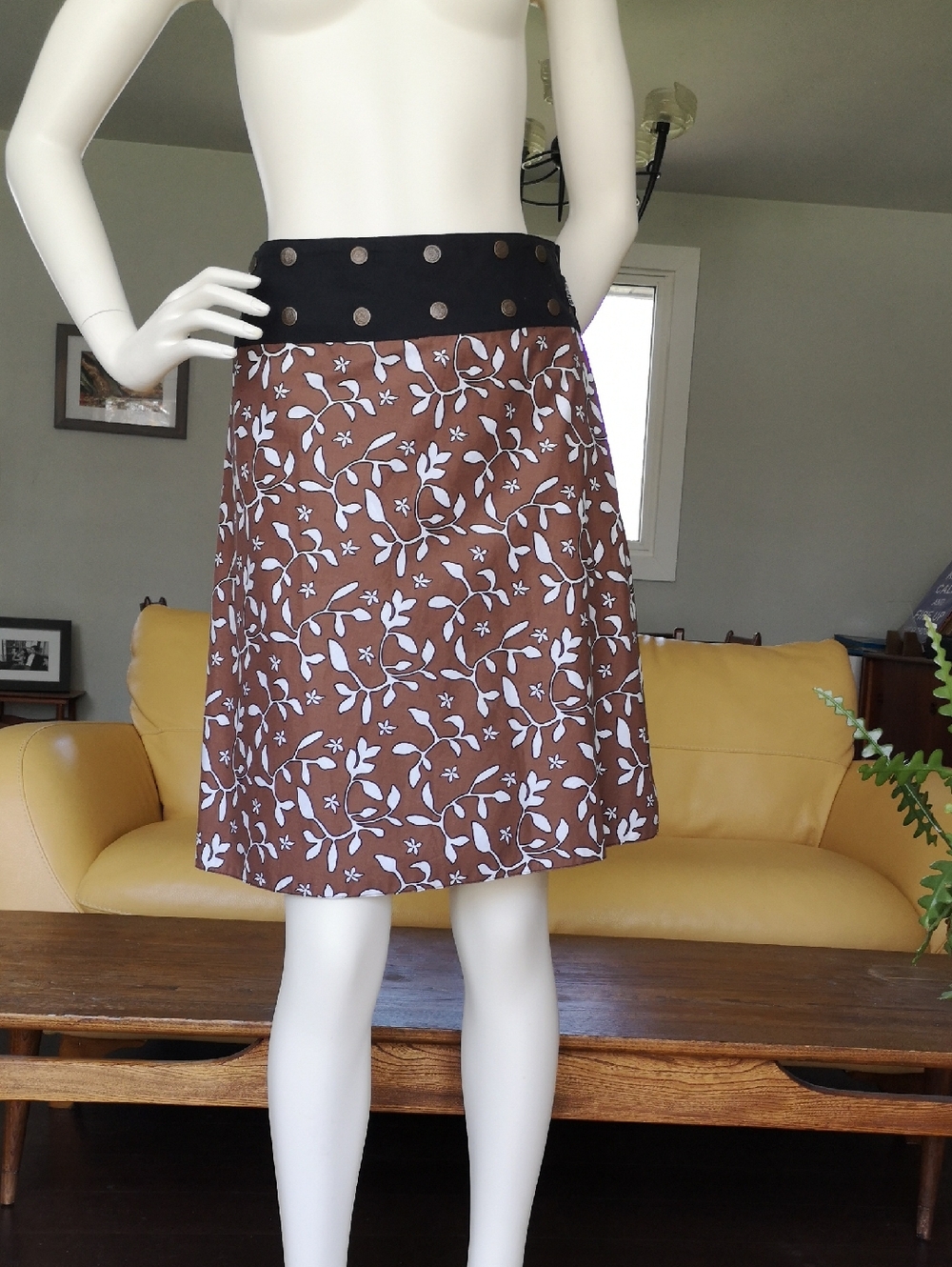 Pacap reversible cotton skirt